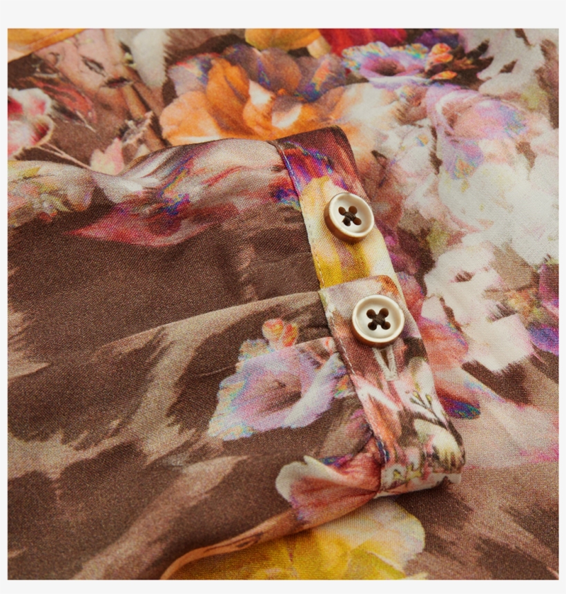 Floral Leopard Feminine Blouse, transparent png #750894