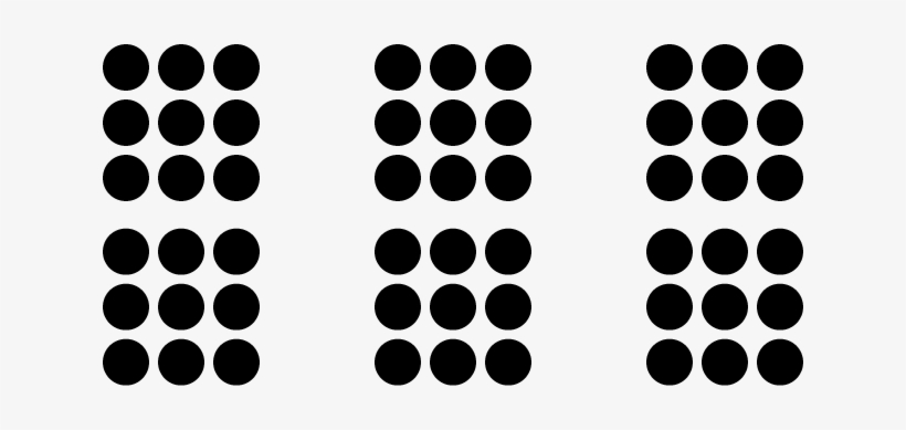 An Image Of Dots Arranged In Groups - Groups Of Dots, transparent png #751013