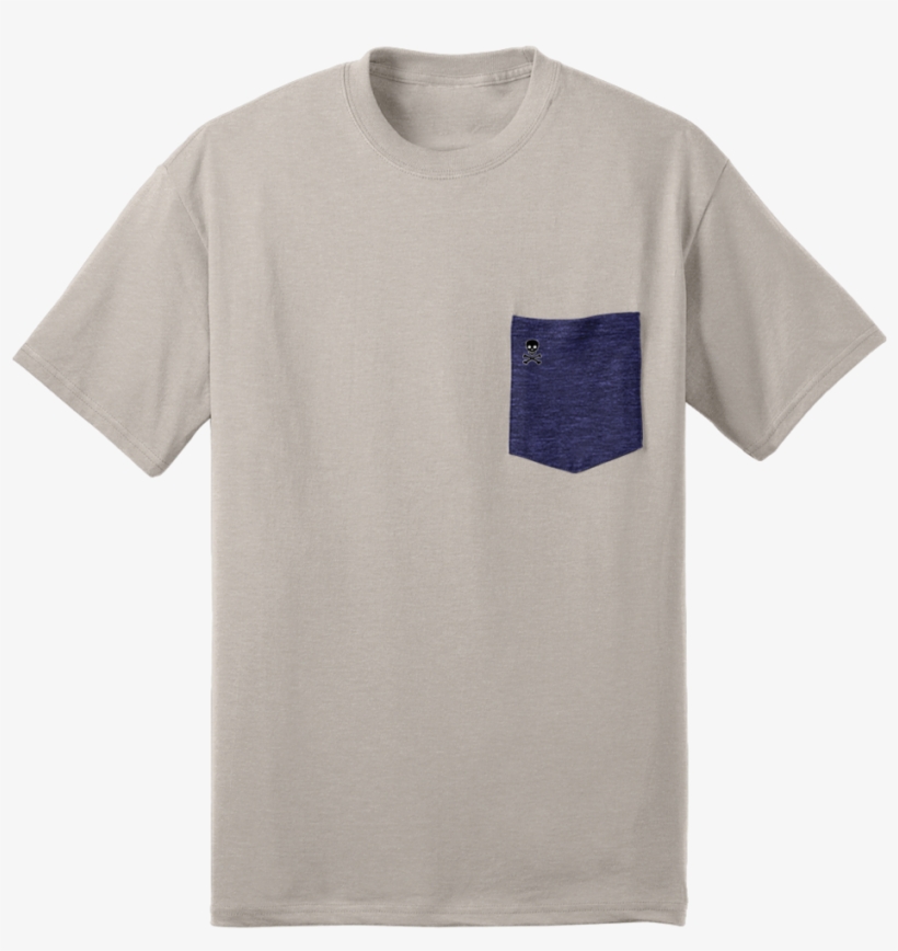 Grey/navy Logo Patch Pocket Tee - Patch Pocket Tee, transparent png #751345