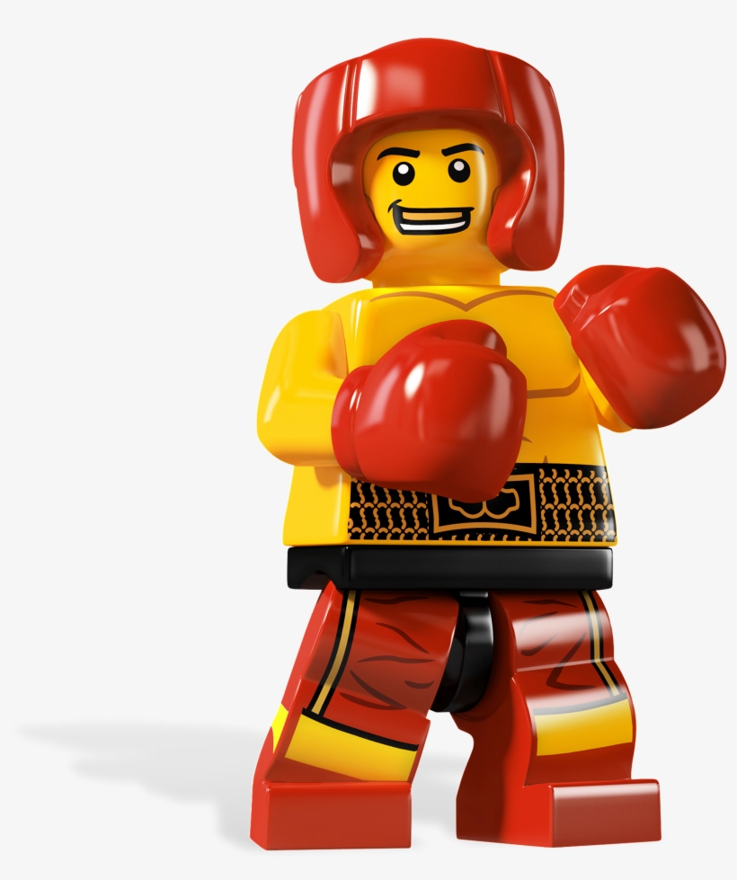 Lego Boxer Transparent Png - Lego Series 5 Mini Figure Boxer, transparent png #751369