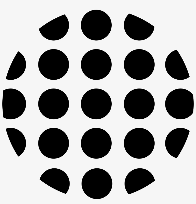 Dots Circular Shape Png Icon Free Download - Circle, transparent png #751444