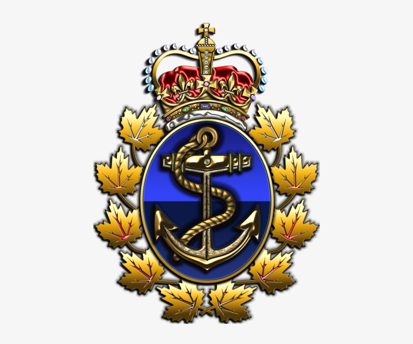 Royal Canadian Navy Badge - Canadian Military Bages Png, transparent png #751470