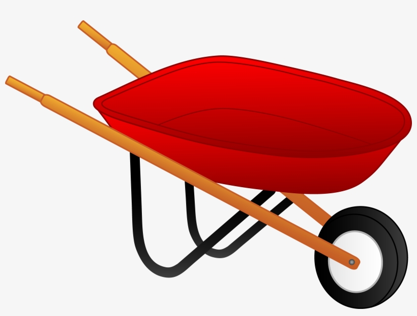Farm Clipart Wheelbarrow - Wheelbarrow Clipart, transparent png #751473