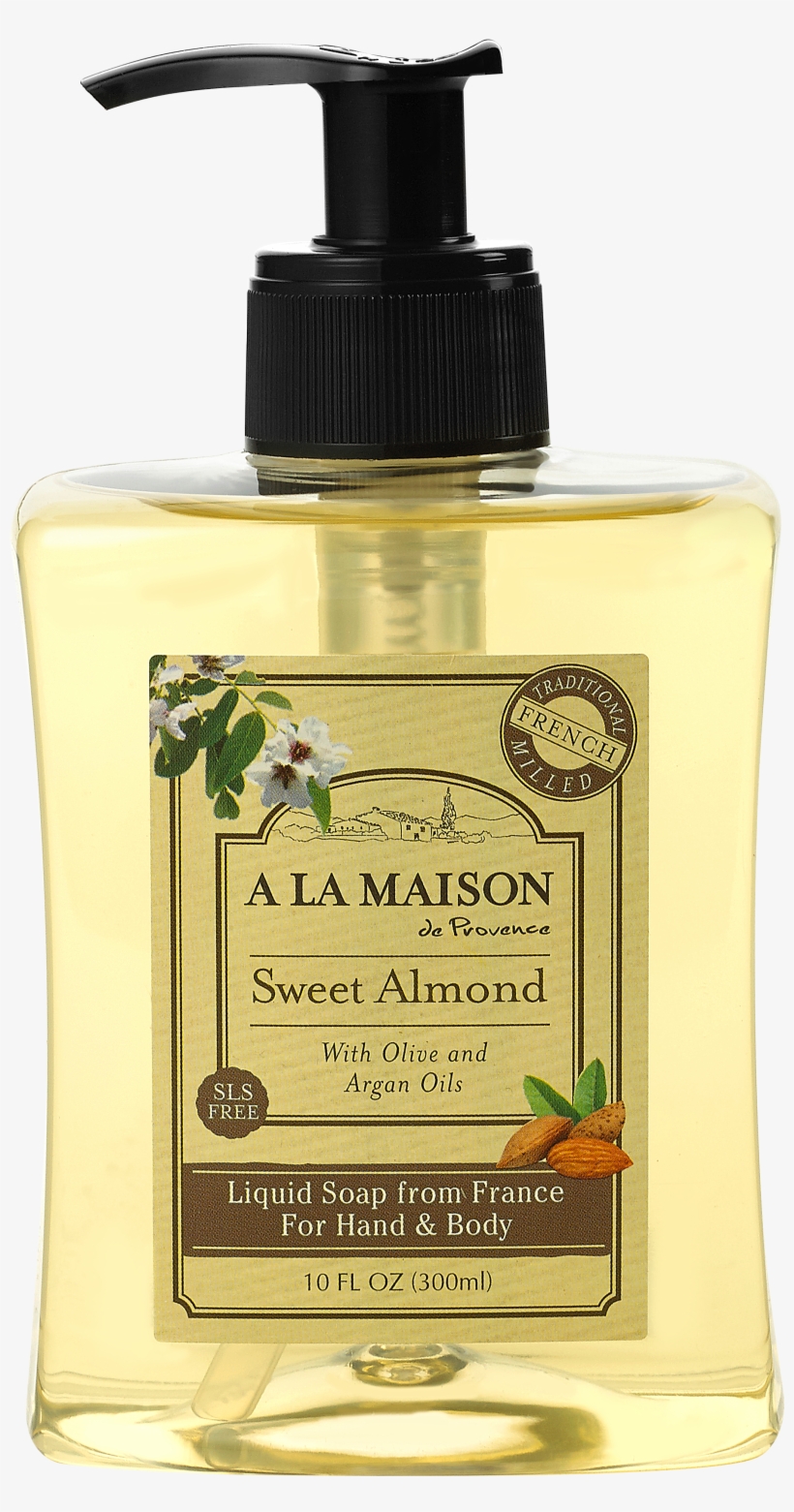 Sweet Almond 10 Oz-227172 - La Maison De Provence, Liquid Soap (300 Ml), transparent png #751620