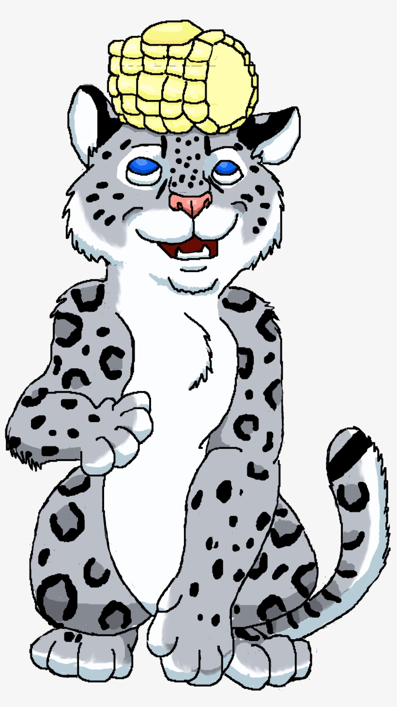 Corn On The Cub - Snow Leopard, transparent png #752084