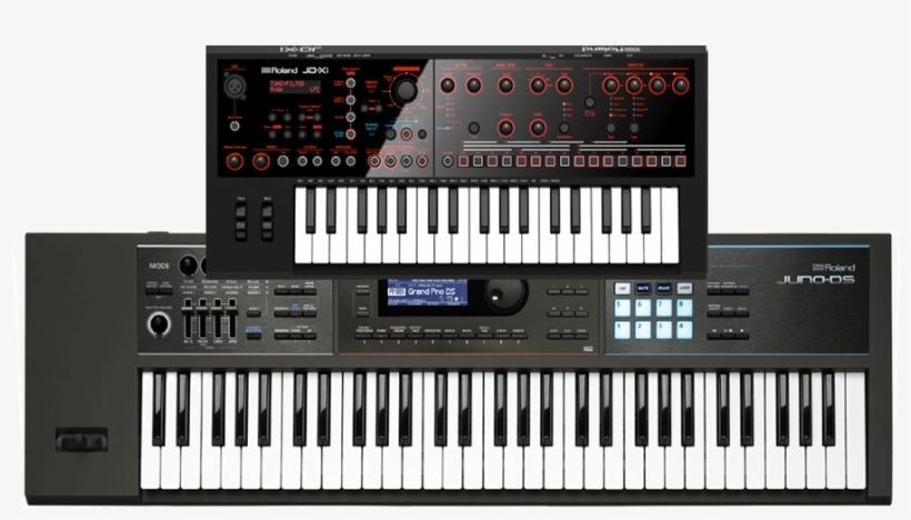 61-note Sequencer Keyboard With Huge Sound Library, - Roland Jd-xi Analog/digital 37-key Synth, transparent png #752192