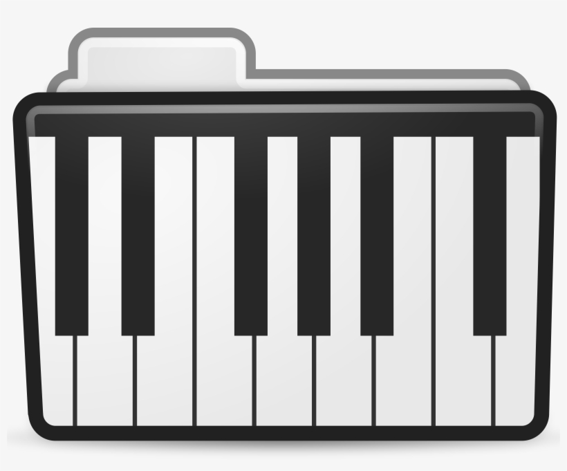 Computer Icons Piano Musical Keyboard - Folder De Piano, transparent png #752304
