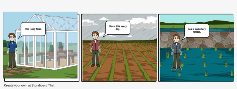 Sedentary Farmer - Cartoon, transparent png #752618