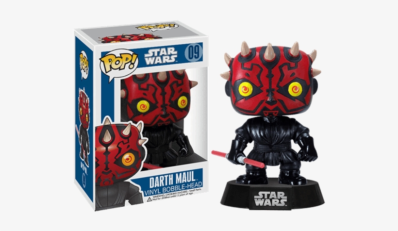 Funko Pop Star Wars Darth Maul, transparent png #752736