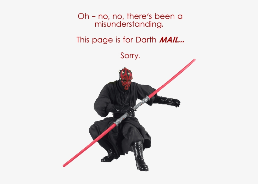 Darth Maul - Vader - Sith Lords - Contact The Star - Hallmark 2012 Sith Apprentice Darth Maul Star Wars, transparent png #753086