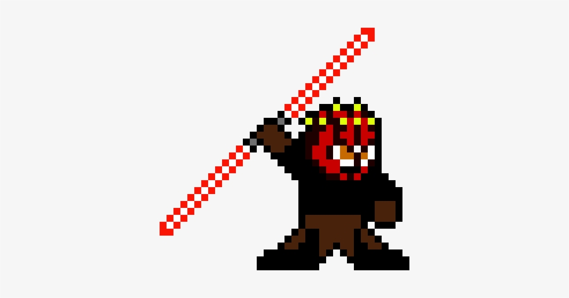 Darth Maul - Bucky Barnes Pixel Art, transparent png #753089