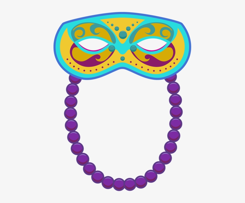 Mardi Gras Beads Clipart - Mardi Gras Beads .png, transparent png #753491