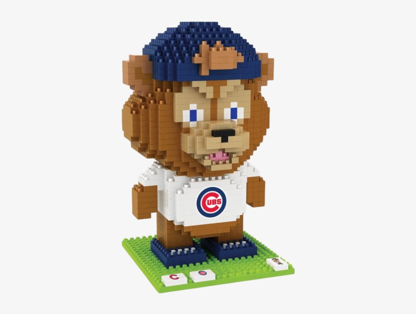 Chicago Cubs Mlb 3d Brxlz Puzzle Blocks - Chicago Cubs Clark Mascot Brxlz Puzzle, Brown, transparent png #753811