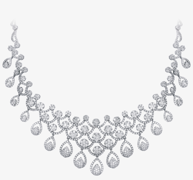 28 Collection Of Necklace Drawing Png - Cubic Zirconia, transparent png #754020