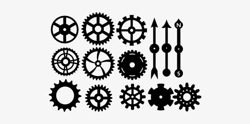 A Bumper Pack Of Cogs, Gears And Spinners To Use With - Cogs And Gears Template, transparent png #754045