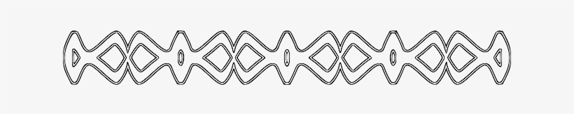 Horizontal, Outline, Border, Ornament, Separator - Clip Art, transparent png #754063