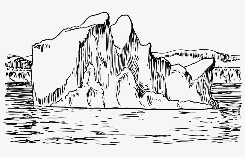 Iceberg Drawing, transparent png #754471