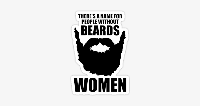 Grow Beard, Not Hatred - There Is A Name For People Without Beard, transparent png #754539