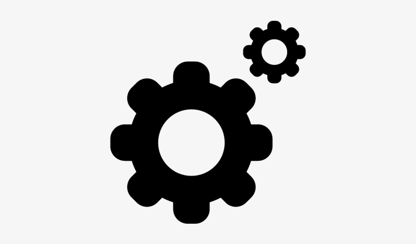 Cogs On Wheels Interface Symbol For Settings Edition - Settings Button, transparent png #754705