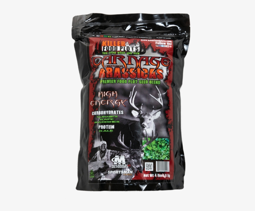 Killer Food Plots Carnage Brassicas Packaging - Spawn, transparent png #755142