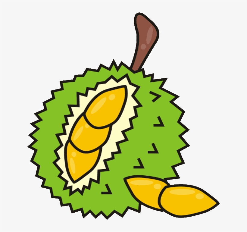 10 Durian Fruit Royalty Free Clipart - Durian Clipart, transparent png #755265