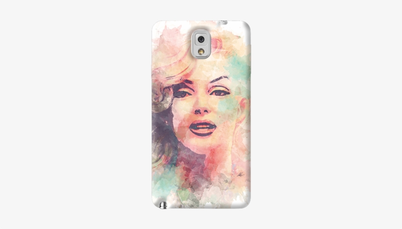 Marilyn Abstract Samsung Galaxy Note 3 Case - Smartphone, transparent png #755266