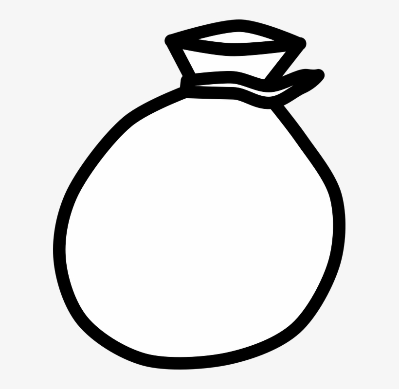 Bags Clipart Empty Bag - Money Bag Clipart, transparent png #755321