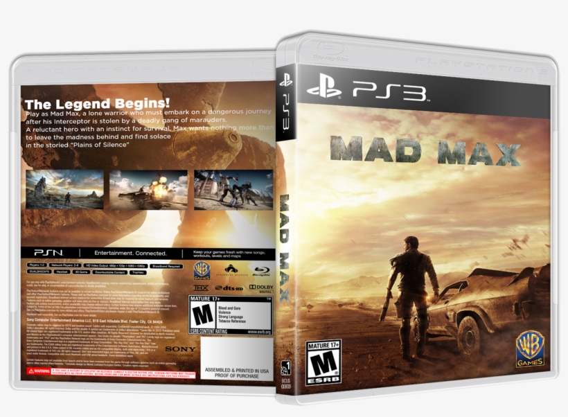 Mad Max Box Cover - Mad Max На Ps3, transparent png #755459