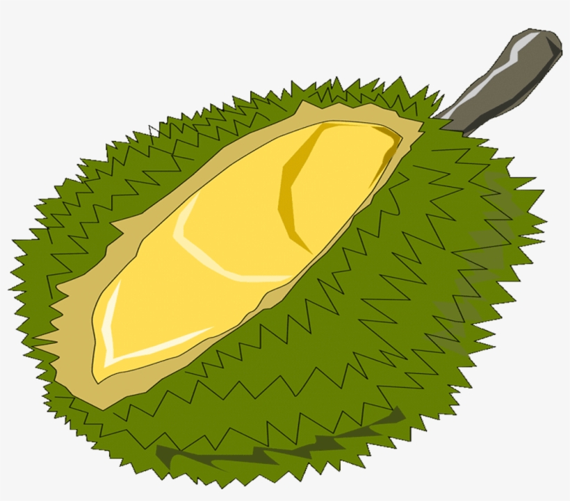 Vector Royalty Free Free Fruits Name - Durian Clipart Png, transparent png #755551