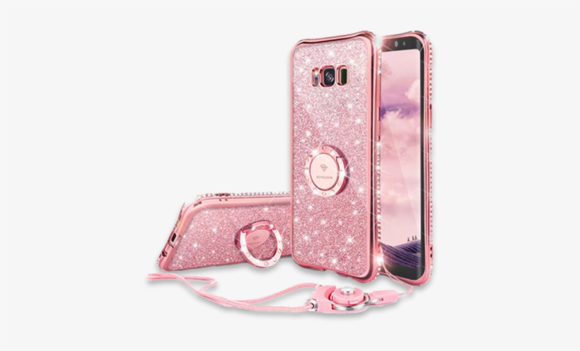 Products/225-bling Diamond Case For Samsung - Cover Para Galaxy S8, transparent png #755801