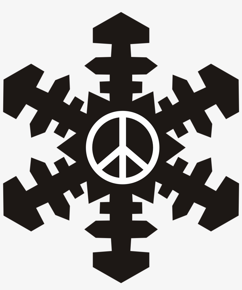 Snowflakes Clipart Simple - Snowflakes Svg, transparent png #755945