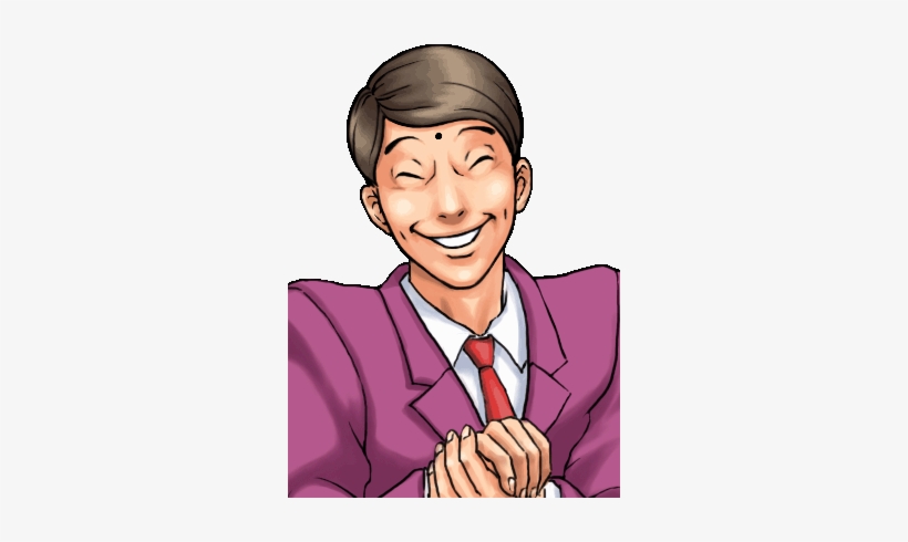 Frank Sahwit Portrait - Phoenix Wright Frank Sahwit, transparent png #755994