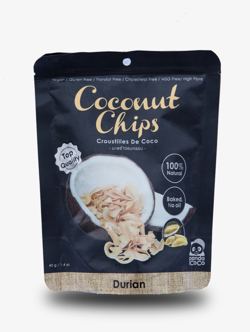 Panda Coco Durian Coconut Chips - Coconut, transparent png #756481