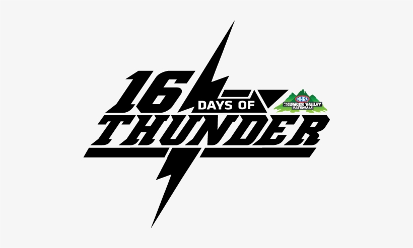 16 Days Of Thunder Logo - Metric Horsepower, transparent png #756603