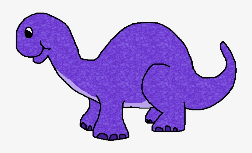 Dinosaur Clipart Purple Dinosaur - Purple Dinosaur Clip Art, transparent png #756624