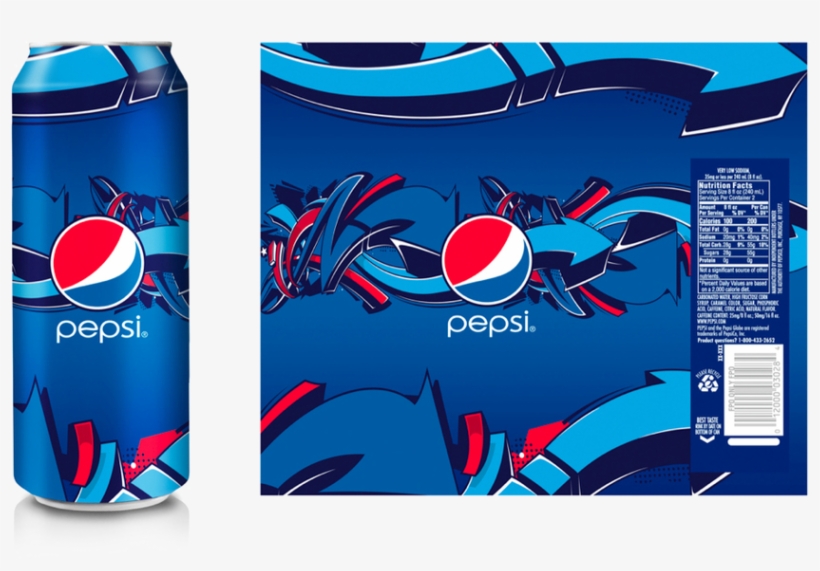 Pepsi 24oz Can, transparent png #756723