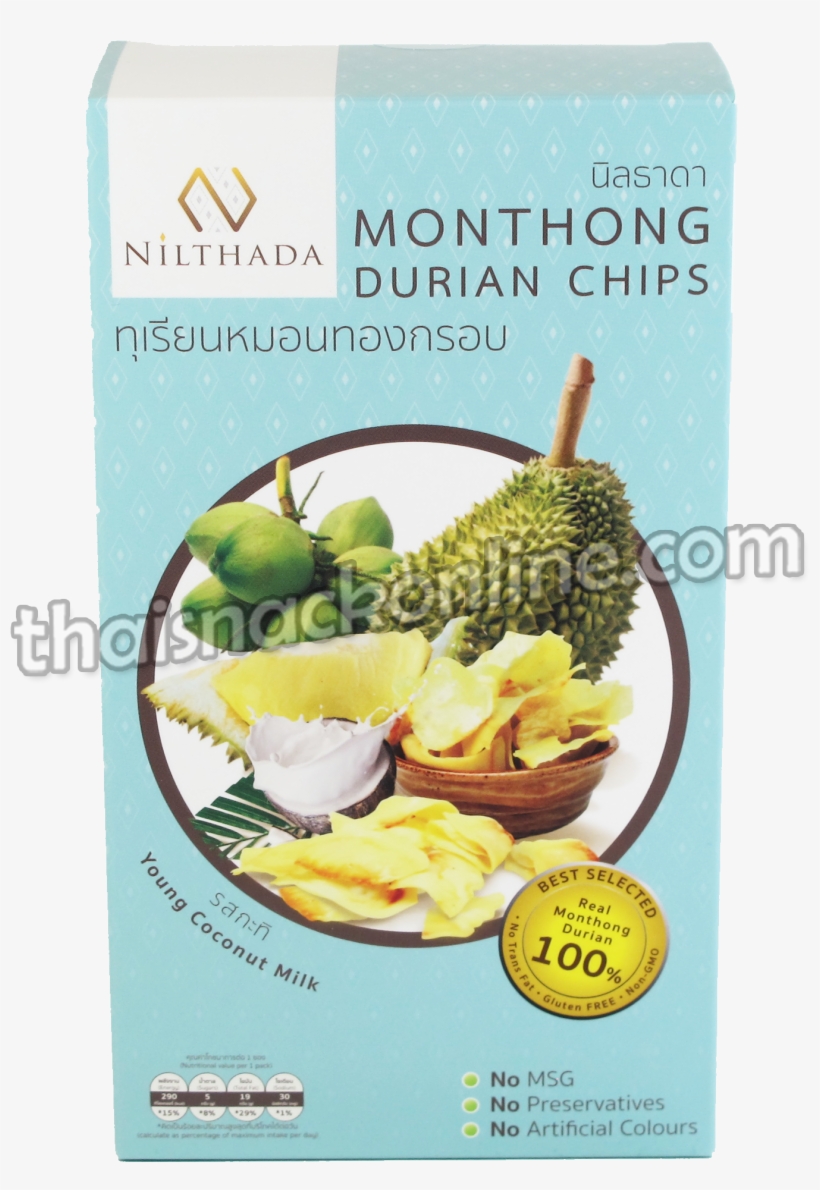 Durian Chips Coconut Milk - Potato Chip, transparent png #756831
