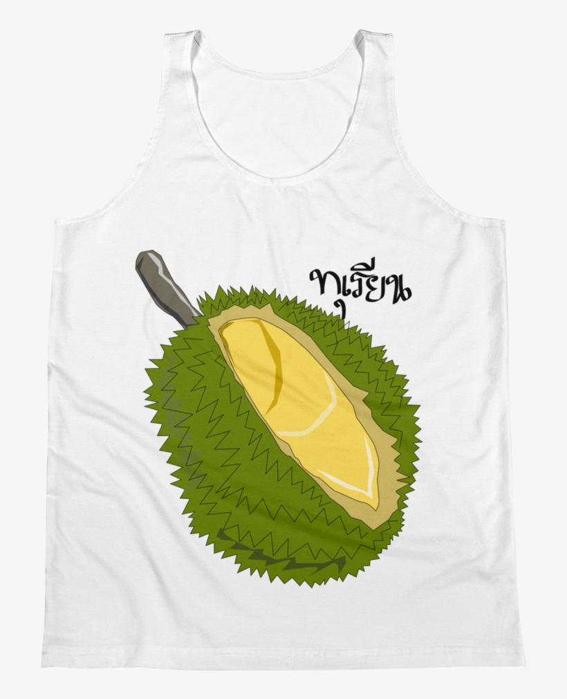 Unisex Tank Top Durian Thai King Fruit - Durian Fruit Clipart Png, transparent png #756951