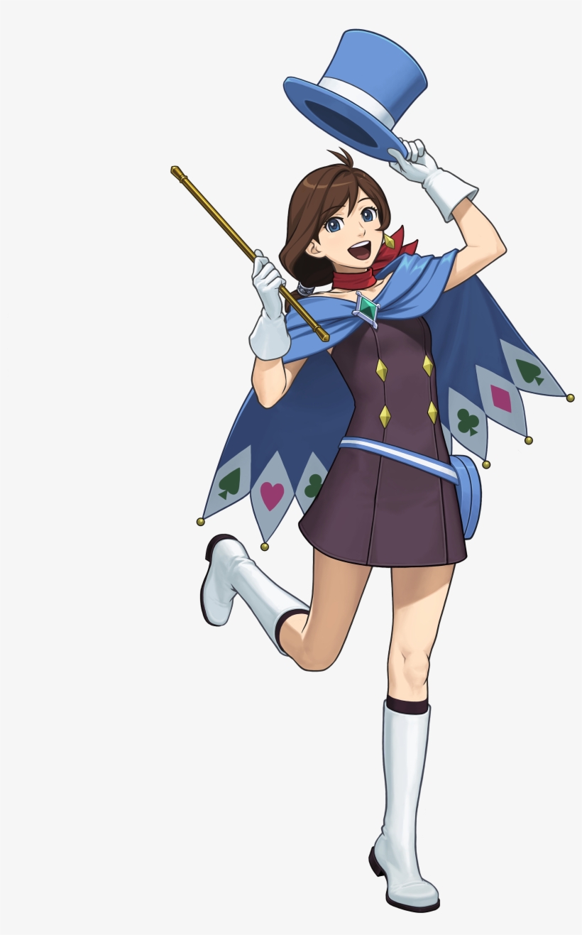 Pwaa Spirit Of Justice Trucy Art - Trucy Wright Ace Attorney 6, transparent png #757344