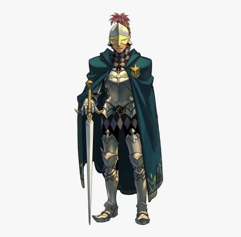 Ace Attorney Concept Art - Layton Ace Attorney Knight, transparent png #757382