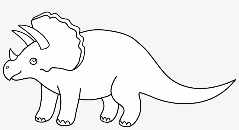 Dinosaur - Dinosaur Outline - Free Transparent PNG Download - PNGkey