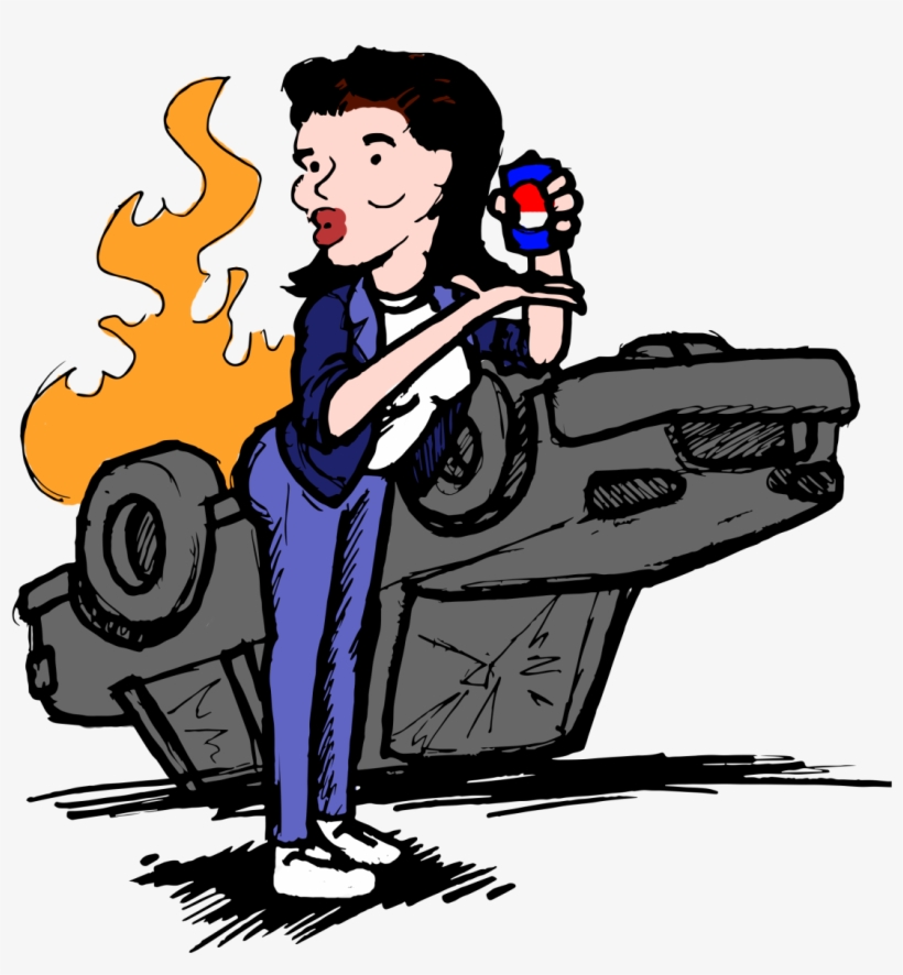 Who Knew All This Country Needed Was A Can Of Pepsi - Cartoon, transparent png #757594