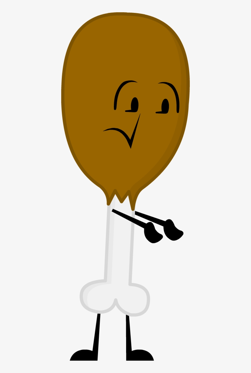 Chicken Leg Pose - Bfdi Chicken Leg, transparent png #758092