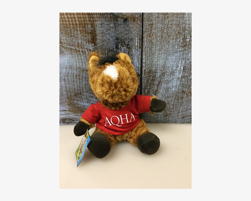 Beasty Babies Brown Horse W Red Shirt - Horse, transparent png #758261