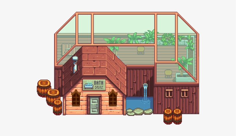 Spa - Stardew Valley Buildings Mod, transparent png #758262