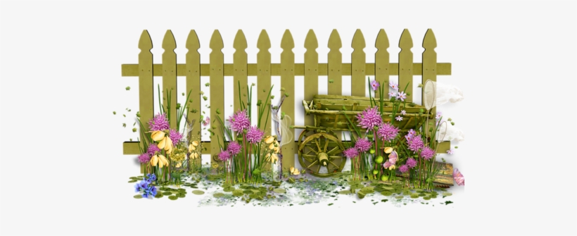 800 X - Fence Of Flower Png, transparent png #758441
