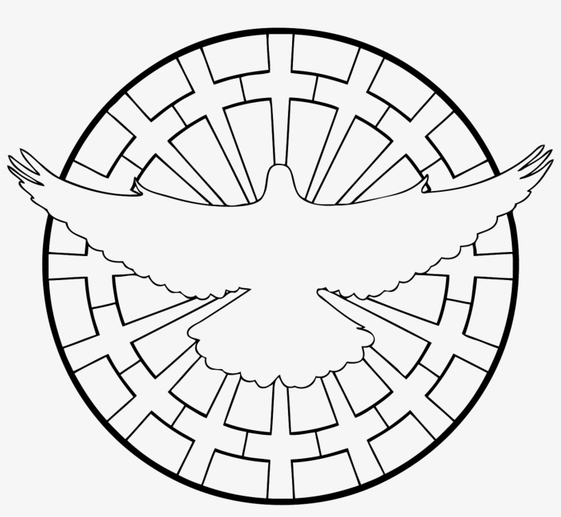 Catholic Drawing Holy Spirit - Circle, transparent png #758506