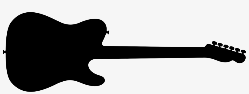 Electric Guitar Drawing Silhouette Musical Instruments - Guitar Silhouette Png, transparent png #758615