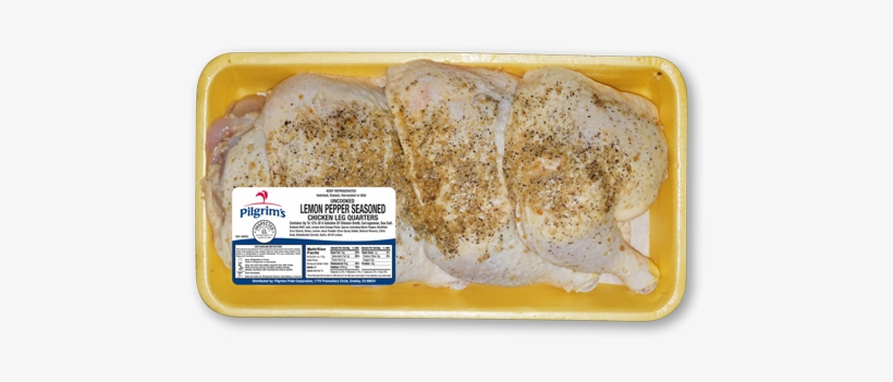 Lemon Pepper Seasoned Leg Quarters - Boneless Skinless Chicken Thighs, transparent png #758721