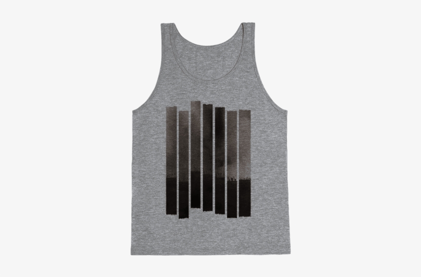 Ghostly Landscape Tank Top - If You Got Monarchy Problems I Feel Bad For You Son, transparent png #758862